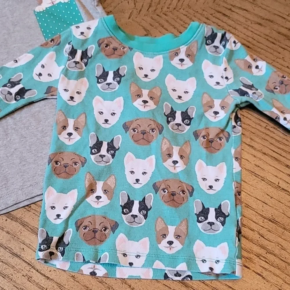 4T boys doggy pj tops Spotted Zebra